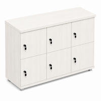Signature 2 Door Wooden Locker (Nest of 3)