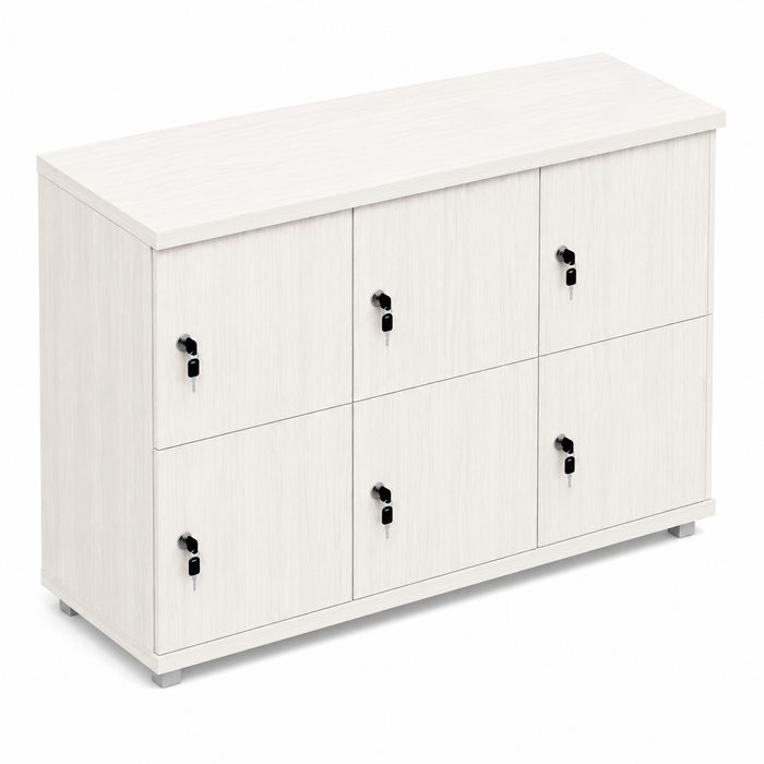 Signature 2 Door Wooden Locker (Nest of 3)