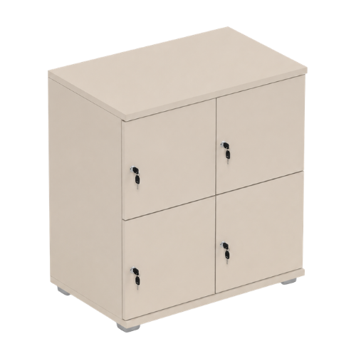 Signature 2 Door Wooden Locker (Nest of 2)