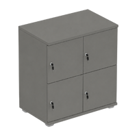 Signature 2 Door Wooden Locker (Nest of 2)