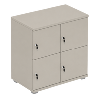 Signature 2 Door Wooden Locker (Nest of 2)