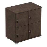 Signature 2 Door Wooden Locker (Nest of 2)