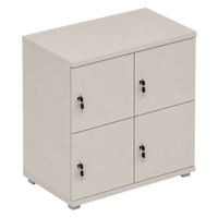 Signature 2 Door Wooden Locker (Nest of 2)