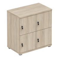 Signature 2 Door Wooden Locker (Nest of 2)