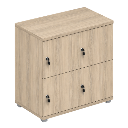 Signature 2 Door Wooden Locker (Nest of 2)