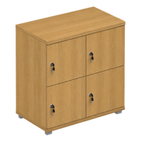 Signature 2 Door Wooden Locker (Nest of 2)