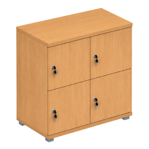 Signature 2 Door Wooden Locker (Nest of 2)