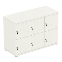 Signature 2 Door Wooden Locker (Nest of 3)