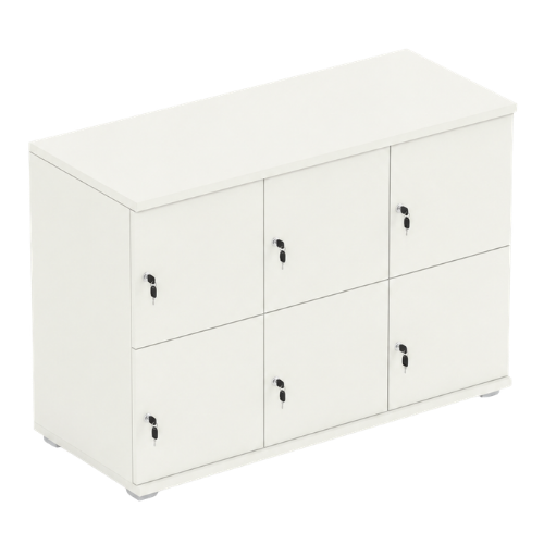 Signature 2 Door Wooden Locker (Nest of 3)