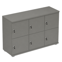 Signature 2 Door Wooden Locker (Nest of 3)