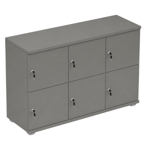 Signature 2 Door Wooden Locker (Nest of 3)