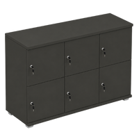 Signature 2 Door Wooden Locker (Nest of 3)