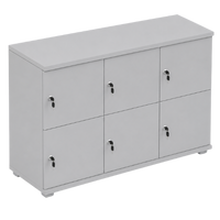 Signature 2 Door Wooden Locker (Nest of 3)