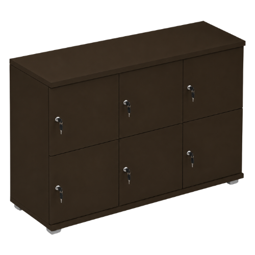 Signature 2 Door Wooden Locker (Nest of 3)