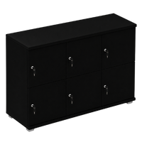 Signature 2 Door Wooden Locker (Nest of 3)