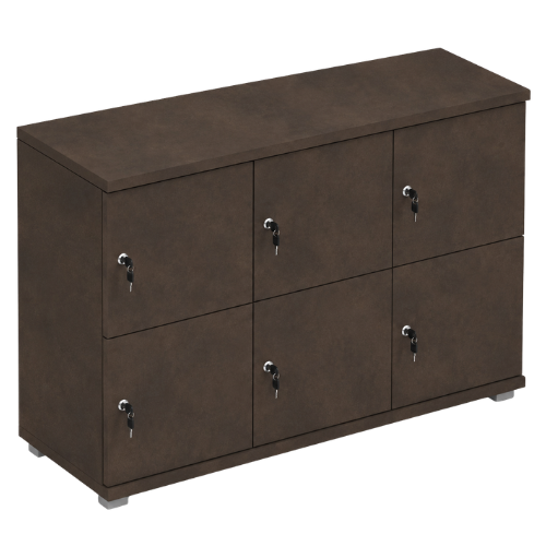 Signature 2 Door Wooden Locker (Nest of 3)