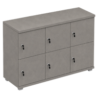 Signature 2 Door Wooden Locker (Nest of 3)