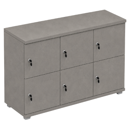 Signature 2 Door Wooden Locker (Nest of 3)