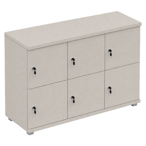 Signature 2 Door Wooden Locker (Nest of 3)