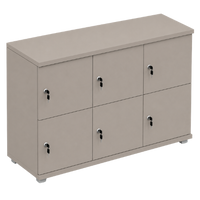 Signature 2 Door Wooden Locker (Nest of 3)