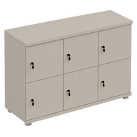 Signature 2 Door Wooden Locker (Nest of 3)