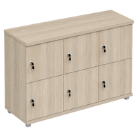 Signature 2 Door Wooden Locker (Nest of 3)