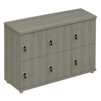 Signature 2 Door Wooden Locker (Nest of 3)