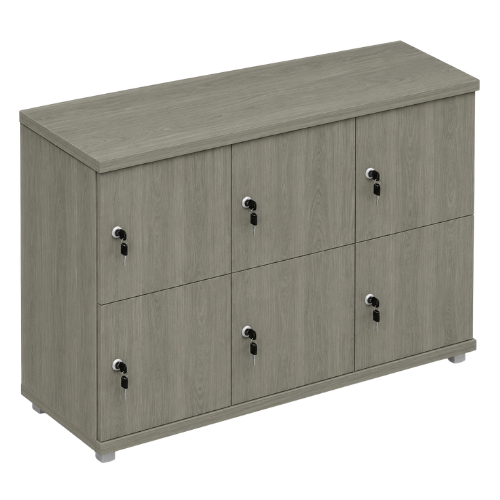 Signature 2 Door Wooden Locker (Nest of 3)