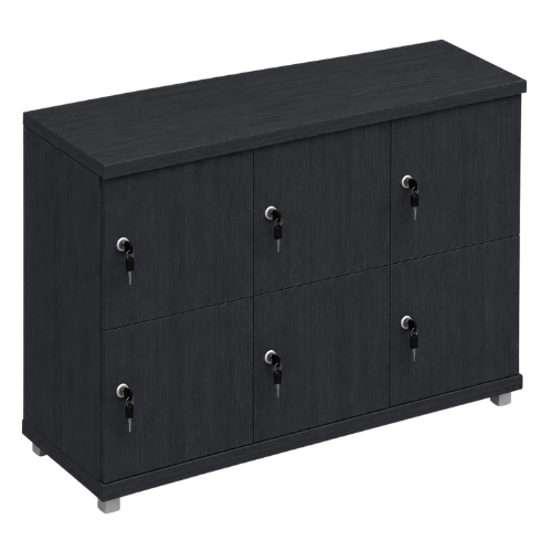Signature 2 Door Wooden Locker (Nest of 3)