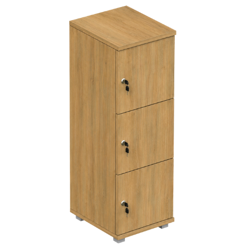 Signature 3 Door Wooden Locker