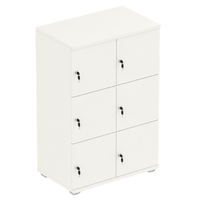 Signature 3 Door Wooden Locker (Nest of 2)