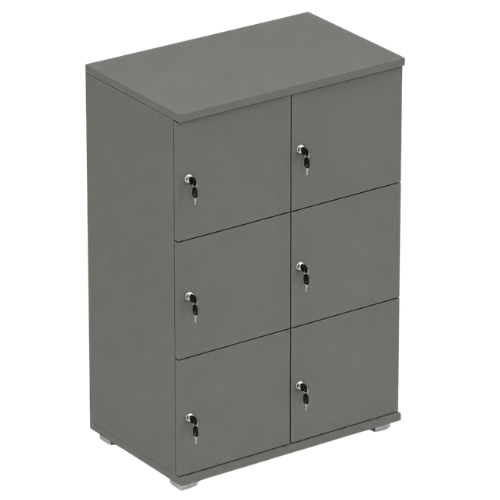 Signature 3 Door Wooden Locker (Nest of 2)
