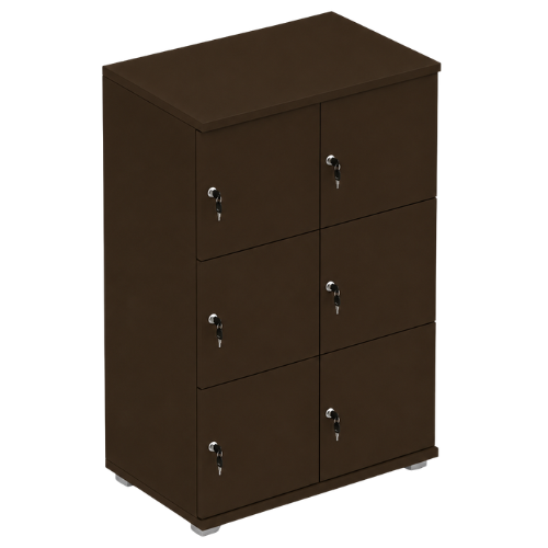 Signature 3 Door Wooden Locker (Nest of 2)