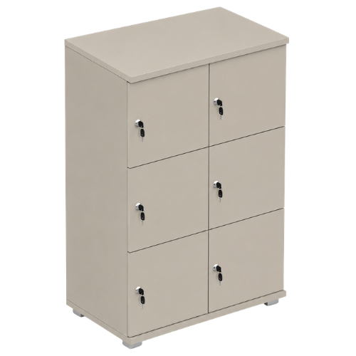 Signature 3 Door Wooden Locker (Nest of 2)