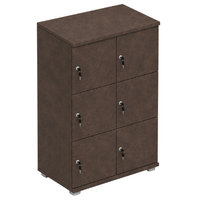 Signature 3 Door Wooden Locker (Nest of 2)