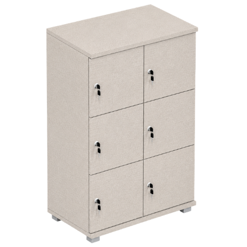 Signature 3 Door Wooden Locker (Nest of 2)