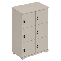 Signature 3 Door Wooden Locker (Nest of 2)