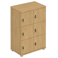 Signature 3 Door Wooden Locker (Nest of 2)
