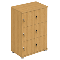 Signature 3 Door Wooden Locker (Nest of 2)