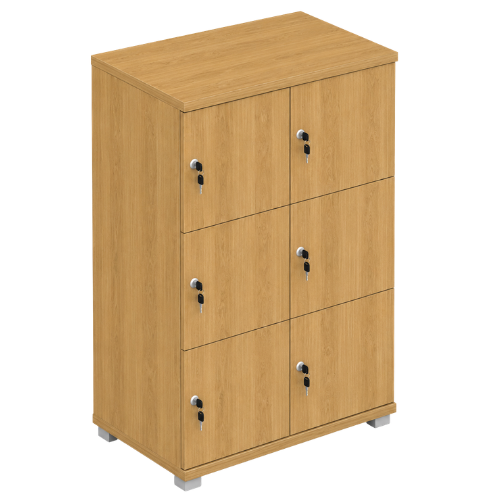 Signature 3 Door Wooden Locker (Nest of 2)