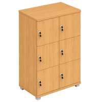 Signature 3 Door Wooden Locker (Nest of 2)