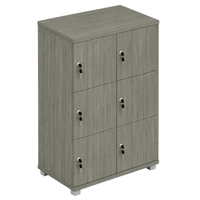 Signature 3 Door Wooden Locker (Nest of 2)