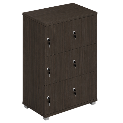 Signature 3 Door Wooden Locker (Nest of 2)