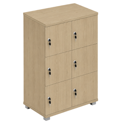 Signature 3 Door Wooden Locker (Nest of 2)