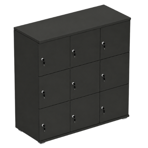 Signature 3 Door Wooden Locker (Nest of 3)