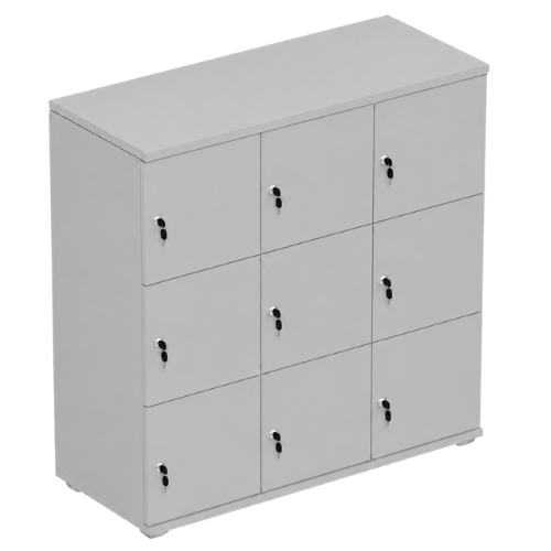 Signature 3 Door Wooden Locker (Nest of 3)