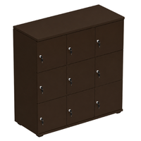 Signature 3 Door Wooden Locker (Nest of 3)