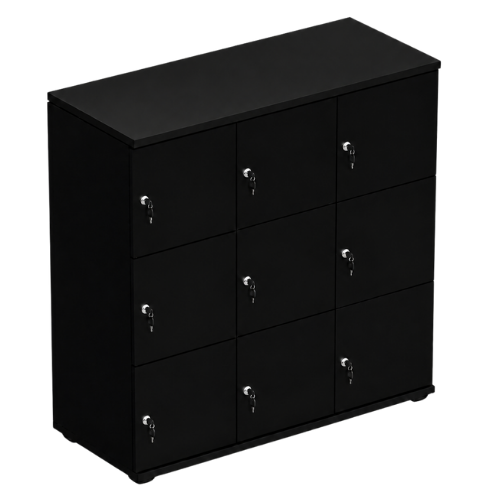 Signature 3 Door Wooden Locker (Nest of 3)