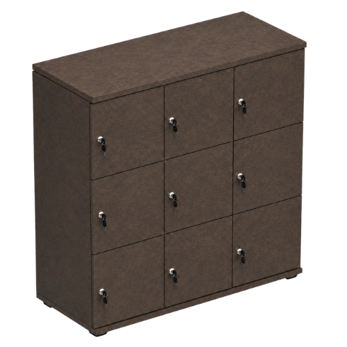 Signature 3 Door Wooden Locker (Nest of 3)