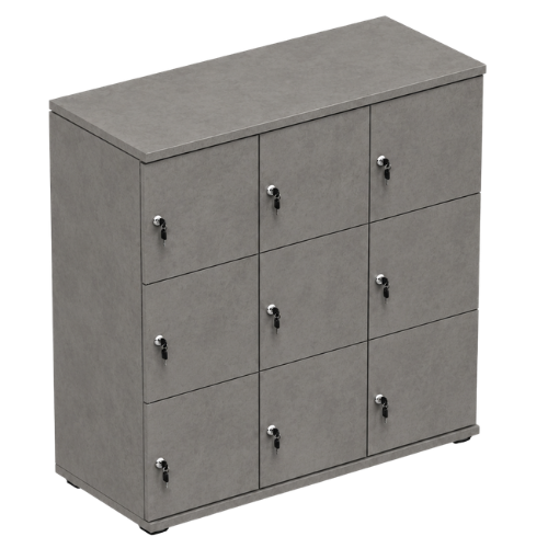 Signature 3 Door Wooden Locker (Nest of 3)
